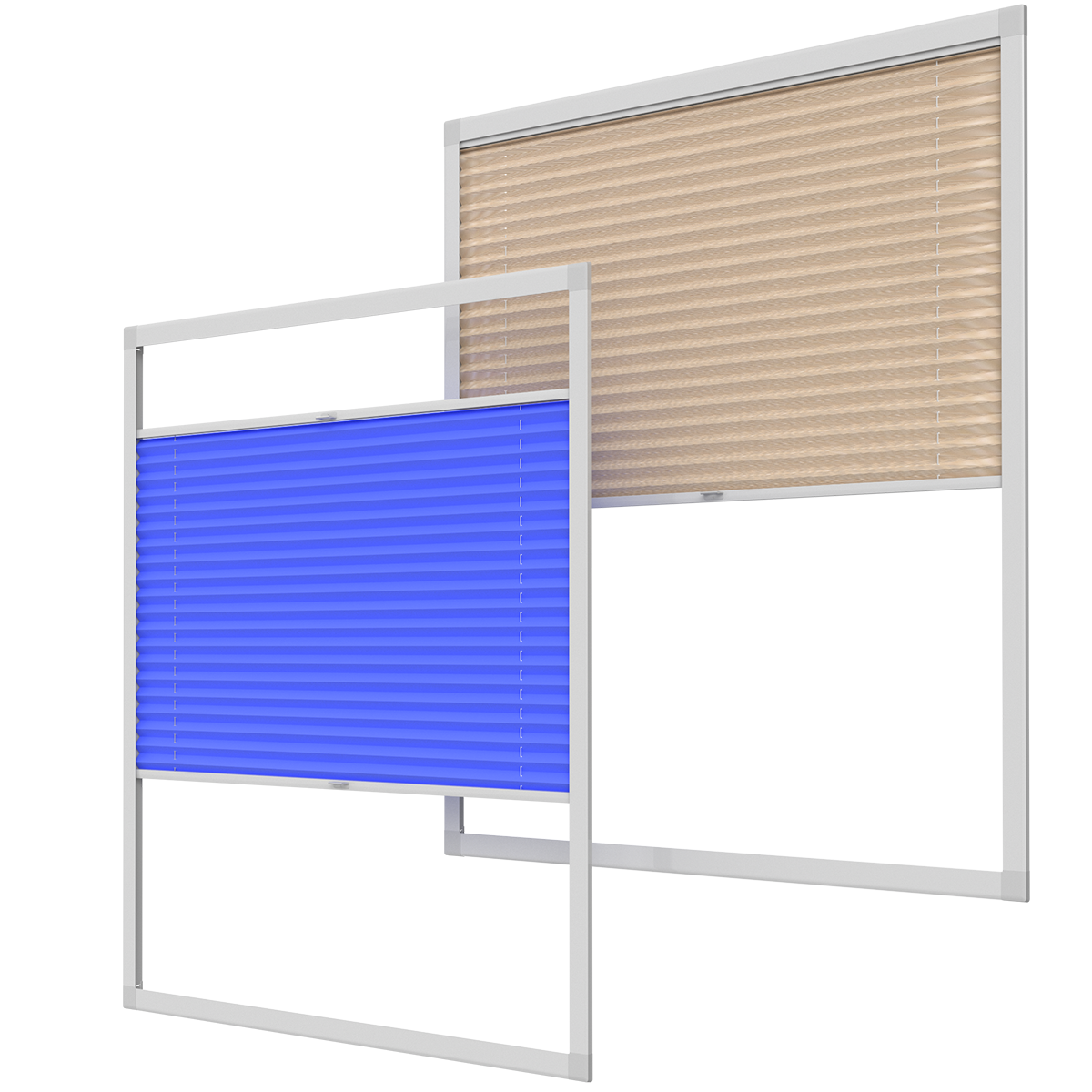Pleated Blind Glass